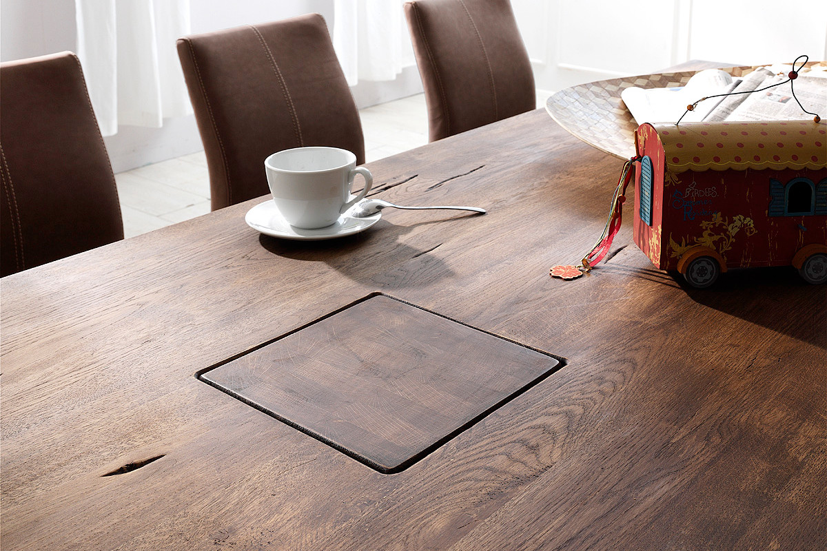 Manchester Stół dębowy dziki / postarzany